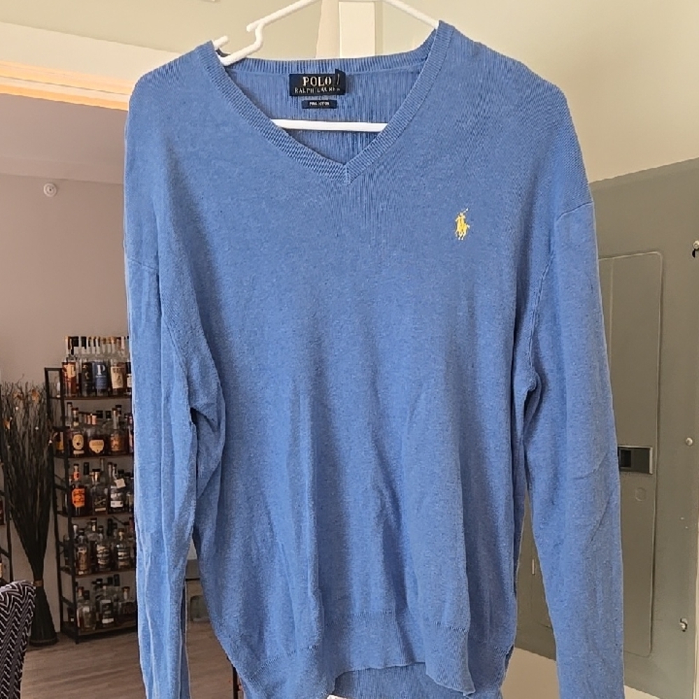 Polo by Ralph Lauren Men's Blue Sweater